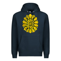 Navy yellow  gemstone jewelny Premium Hoodie - RanaPortraitStore