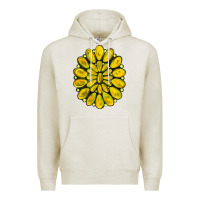 Oatmeal Heather yellow  gemstone jewelny Premium Hoodie - RanaPortraitStore