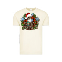Vintage Arctic Santa skeleton christmas Vintage Tee - Artiststas