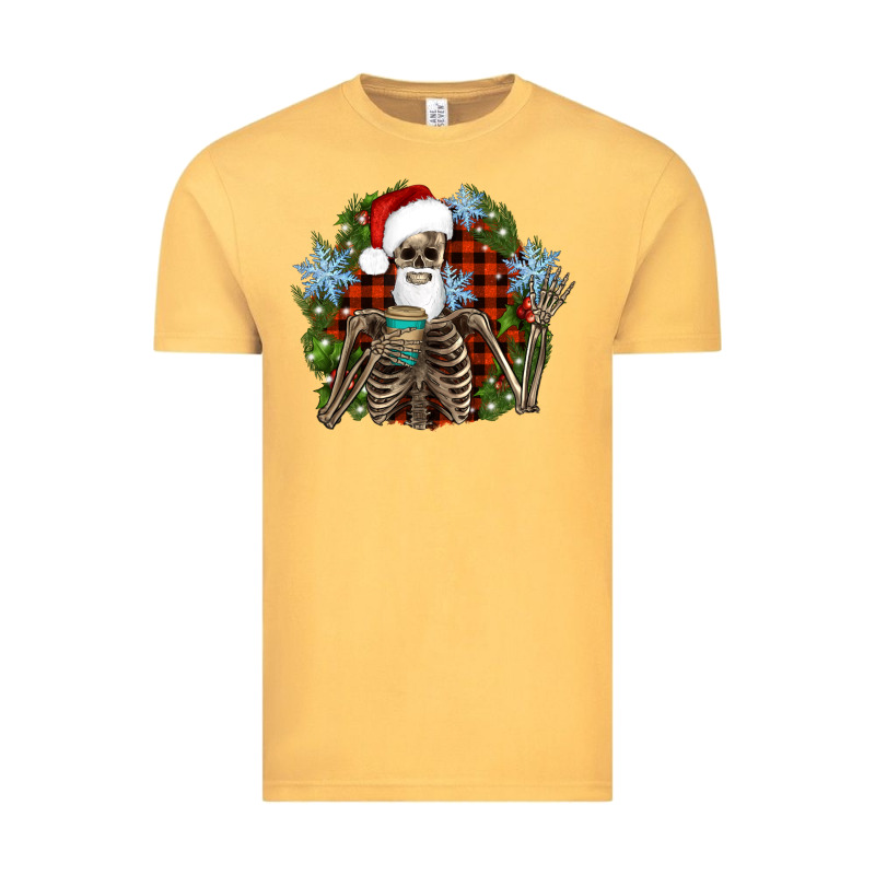 Santa Skeleton Christmas Vintage Tee by Artiststas | Teevron