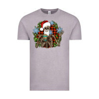 Vintage Zinc Santa skeleton christmas Vintage Tee - Artiststas