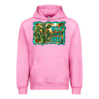 Fuchsia Pink wild and free cactus Urban Hoodie - RanaPortraitStore