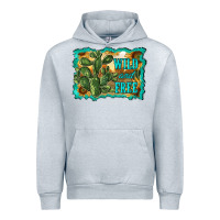Heather Grey wild and free cactus Urban Hoodie - RanaPortraitStore