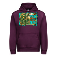 Mauve Wine wild and free cactus Urban Hoodie - RanaPortraitStore