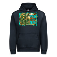 Navy wild and free cactus Urban Hoodie - RanaPortraitStore