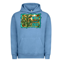 Pigment Pebble Blue wild and free cactus Urban Hoodie - RanaPortraitStore