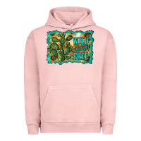 Pigment Salmon wild and free cactus Urban Hoodie - RanaPortraitStore