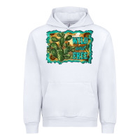 White wild and free cactus Urban Hoodie - RanaPortraitStore