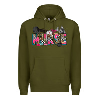 Army Green race nurse Premium Hoodie - Zillion Design Studio