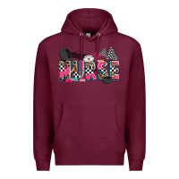 Burgundy race nurse Premium Hoodie - Zillion Design Studio