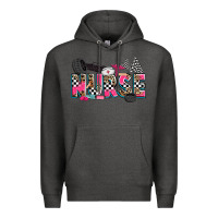Charcoal Heather race nurse Premium Hoodie - Zillion Design Studio