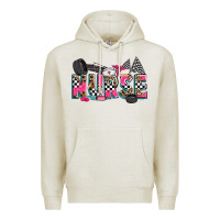 Oatmeal Heather race nurse Premium Hoodie - Zillion Design Studio