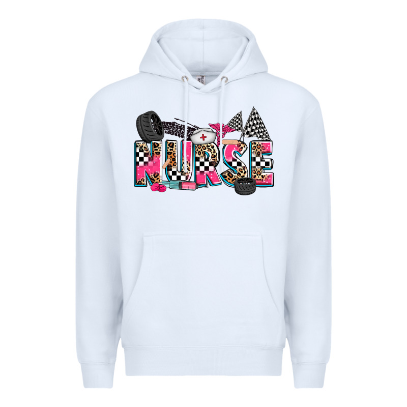 Race Nurse Premium Hoodie by Zillion Design Studio | Teevron