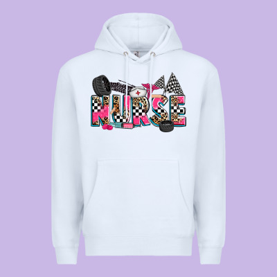 Race Nurse Premium Hoodie Designed By Zillion Design Studio