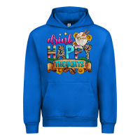 Cobalt drink happy thoughts Urban Hoodie - Zillion Design Studio