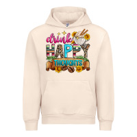 Sandshell drink happy thoughts Urban Hoodie - Zillion Design Studio