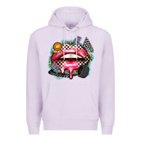 Lilac race lips Premium Hoodie - Zillion Design Studio