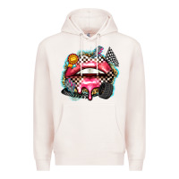 Pale Pink race lips Premium Hoodie - Zillion Design Studio