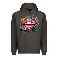 Smoke race lips Premium Hoodie - Zillion Design Studio