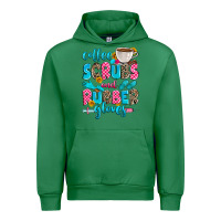 Emerald coffee scrubs and rubber gloves Urban Hoodie - Zillion Design Studio