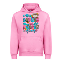 Fuchsia Pink coffee scrubs and rubber gloves Urban Hoodie - Zillion Design Studio