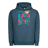 Pigment Midnight Navy coffee scrubs and rubber gloves Urban Hoodie - Zillion Design Studio