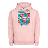 Pigment Salmon coffee scrubs and rubber gloves Urban Hoodie - Zillion Design Studio