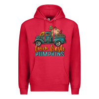 Cardinal farm fresh pumpkins truck Premium Hoodie - RanaPortraitStore
