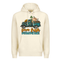 Sandshell farm fresh pumpkins truck Premium Hoodie - RanaPortraitStore