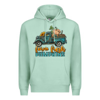 Seafoam farm fresh pumpkins truck Premium Hoodie - RanaPortraitStore