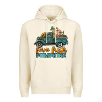 Tofu farm fresh pumpkins truck Premium Hoodie - RanaPortraitStore