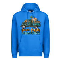 True Royal farm fresh pumpkins truck Premium Hoodie - RanaPortraitStore