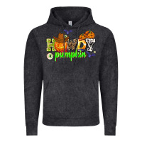 Vintage Black howdy halloween pumpkins Vintage Hoodie - AdoDesignShop