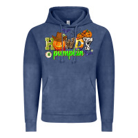 Vintage Denim howdy halloween pumpkins Vintage Hoodie - AdoDesignShop