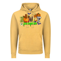 Vintage Mustard howdy halloween pumpkins Vintage Hoodie - AdoDesignShop