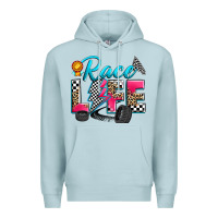 Blue Mist race life Premium Hoodie - Zillion Design Studio