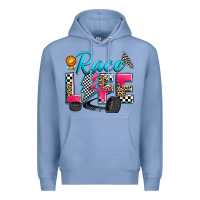 Colony Blue race life Premium Hoodie - Zillion Design Studio