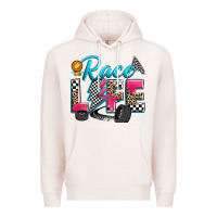 Pale Pink race life Premium Hoodie - Zillion Design Studio