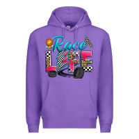 Purple race life Premium Hoodie - Zillion Design Studio