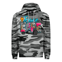 Slate Camo race life Premium Hoodie - Zillion Design Studio
