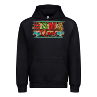 Black christmas western mama claus Urban Hoodie - RanaPortraitStore