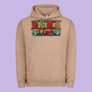 Christmas Western Mama Claus Urban Hoodie Designed By Ranaportraitstore