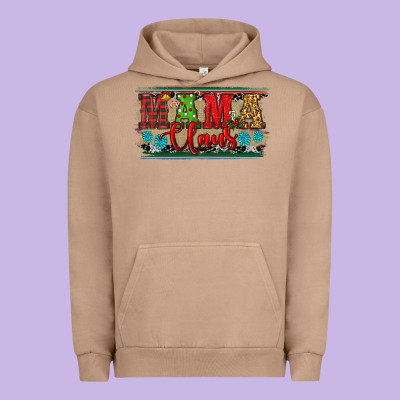 Christmas Western Mama Claus Urban Hoodie Designed By Ranaportraitstore