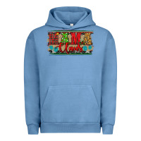 Pigment Pebble Blue christmas western mama claus Urban Hoodie - RanaPortraitStore