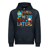 Navy coffee now wine later Urban Hoodie - Zillion Design Studio
