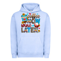 Coffee Now Wine Later Urban Hoodie | Teevron