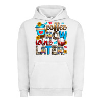 Pigment Lunar Rock coffee now wine later Urban Hoodie - Zillion Design Studio