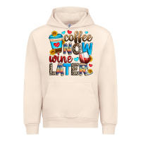 Sandshell coffee now wine later Urban Hoodie - Zillion Design Studio