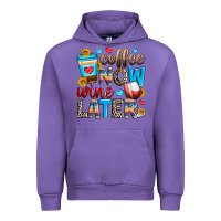 Tulip coffee now wine later Urban Hoodie - Zillion Design Studio