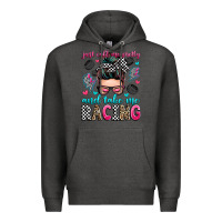 Charcoal Heather just call me pretty and take me racing Premium Hoodie - Zillion Design Studio